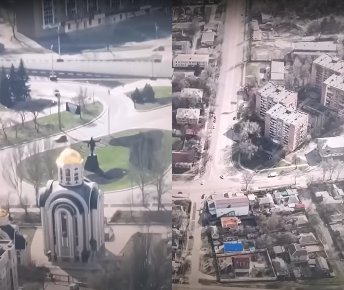 Ось як виглядає окупований Донецьк: аеророзвідник Мадяр показав відео з дрона